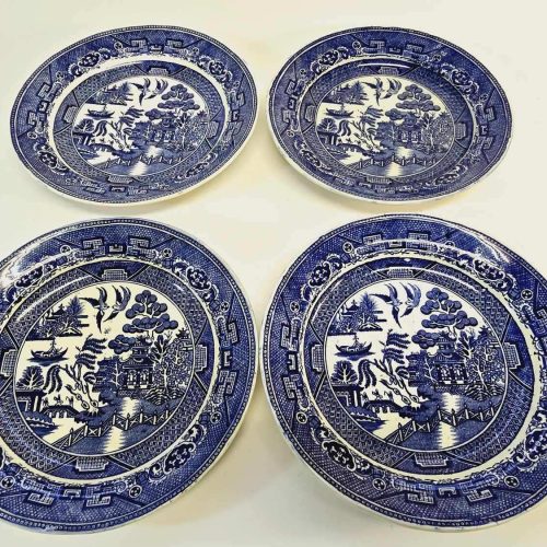 Rörstrand 'Willow' Tallrikar – 22 cm, 1800/1900-tal