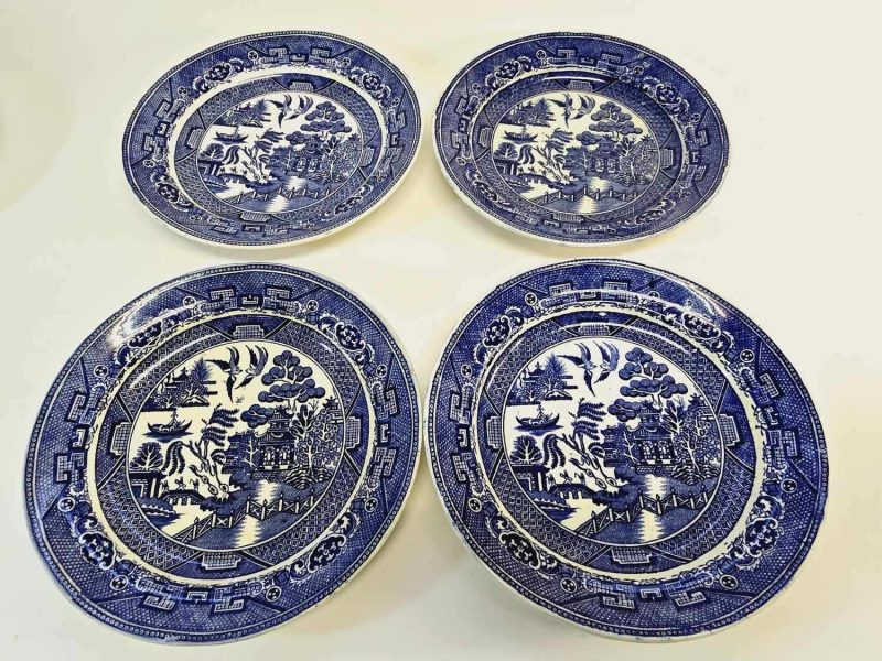 Rörstrand 'Willow' Tallrikar – 22 cm, 1800/1900-tal