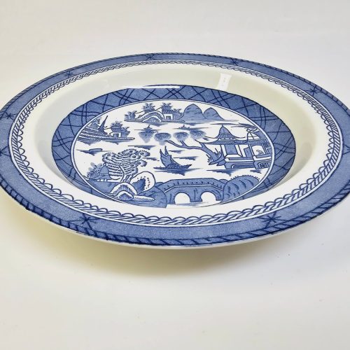 Exklusiv Vintage Djuptallrik från Woods Ware – "Canton" Design