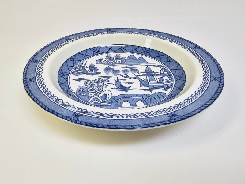 Exklusiv Vintage Djuptallrik från Woods Ware – "Canton" Design