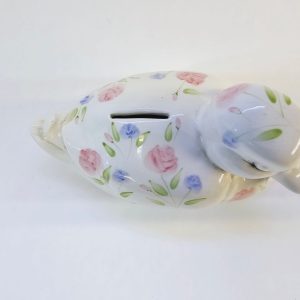 Goebel Sparbössa i Form av Anka - Blommönstrad, 10 cm