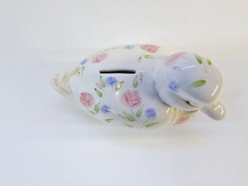Goebel Sparbössa i Form av Anka - Blommönstrad, 10 cm
