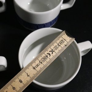 Set med 4 Kaffekoppar – Figgjo Norway, Tidlös Skandinavisk Design