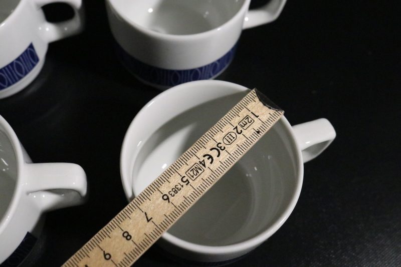 Set med 4 Kaffekoppar – Figgjo Norway, Tidlös Skandinavisk Design