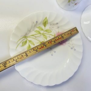 Rosa Florantes tekopp med fat från Yamaka Japan