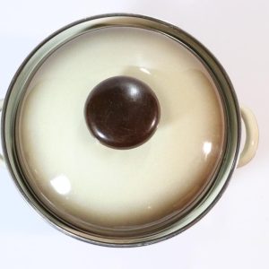 Kastrull med lock 18cm - Cappuccino