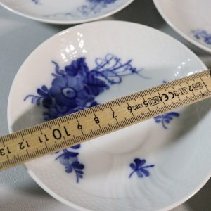 BLÅ BLOMSTER KAFFEFAT - ROYAL COPENHAGE - KUNGLIG DANSK 10/1549 5 DELAR