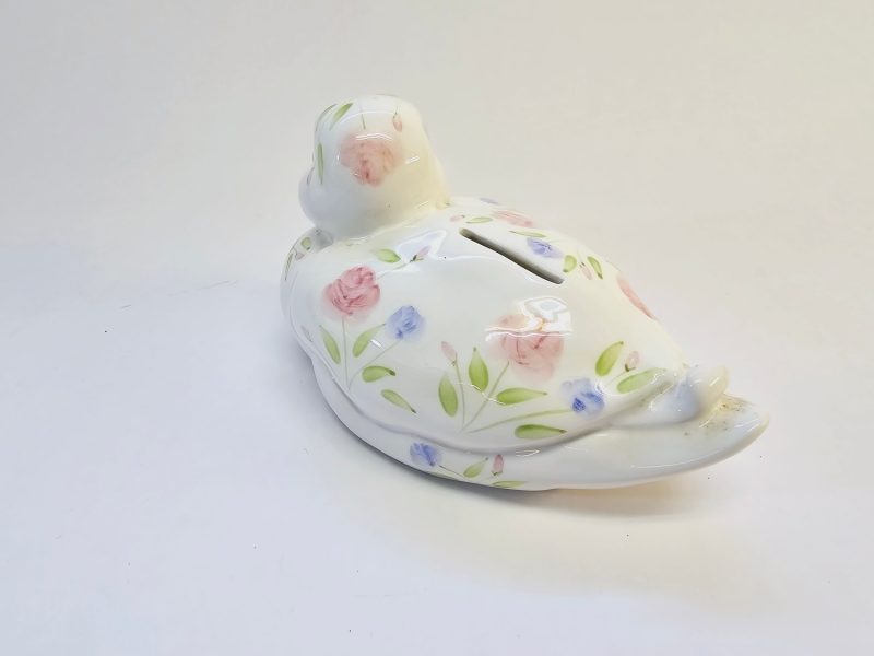 Goebel Sparbössa i Form av Anka - Blommönstrad, 10 cm