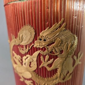 Dekorativ låda, Hantverk med halm konst, Dragon Box