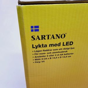 Elegant LED-lykta från Sartano – en stämningsfull detalj för ditt hem