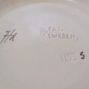 Bo Fajans - Stort fat, 1139
