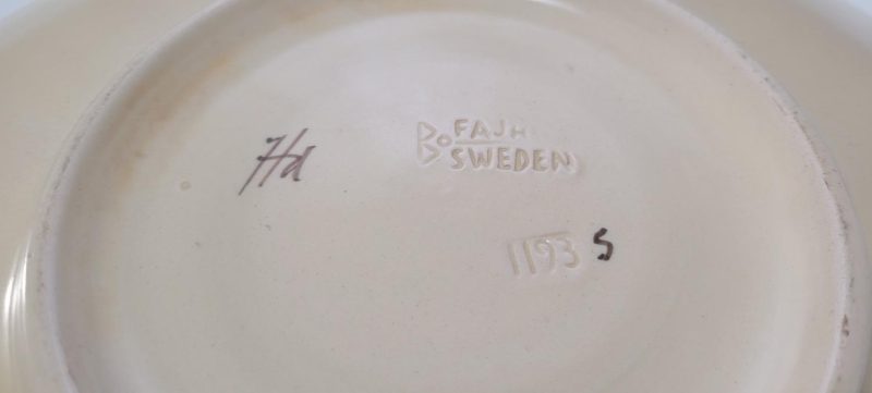 Bo Fajans - Stort fat, 1139