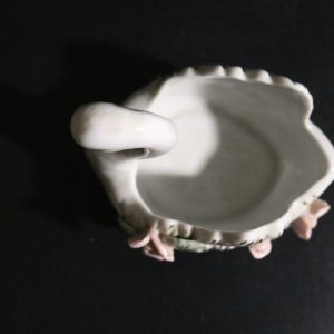 Japanskt Figurin Svan, Stämplad Import, Vintage