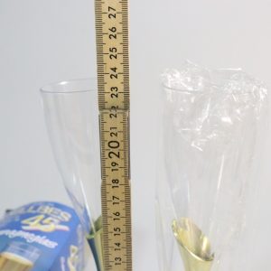 Champagneglas, plast