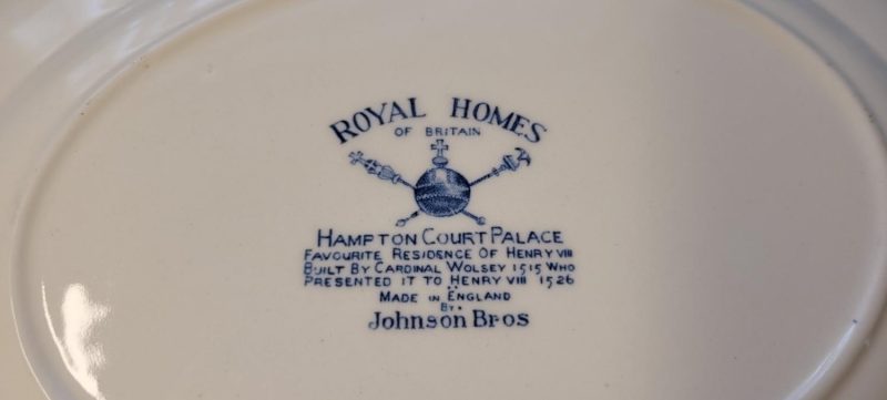 RETRO VINTAGE JOHNSON BROS ENGLAND ROYAL HOMES GLAMIS CASTLE uppläggningsfat