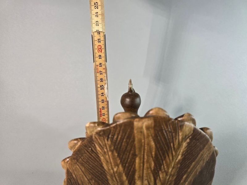 Skulptur Keramik, Påfågel, CHR Christian Thorup , höjd ca 16 cm