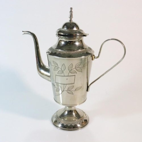 Kaffekanna, troligen nysilver, Gottfrid Carlsson, Eskilstuna