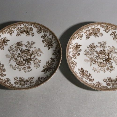 Elegant vintage-set "Fasan" från Gustavsberg i benporslin – Set om 2 st