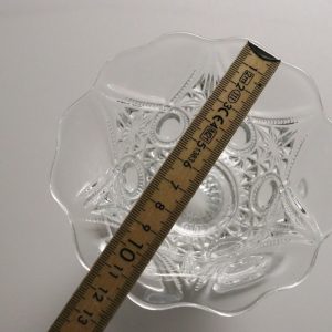 Elegant Gräddkanna och skål i högkvalitativt klart glas