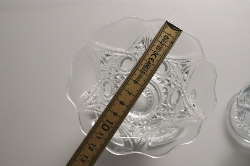Elegant Gräddkanna och skål i högkvalitativt klart glas