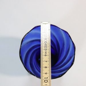 Glasvas, Koboltblå - 22cm