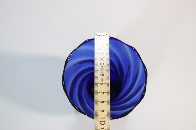 Glasvas, Koboltblå - 22cm
