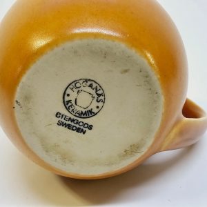 Retro Gräddkanna från Höganäs Keramik – 13 cm
