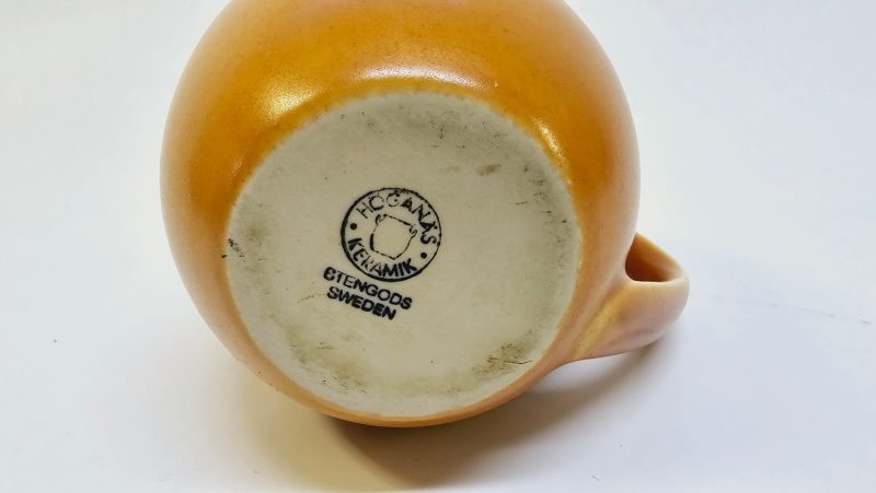 Retro Gräddkanna från Höganäs Keramik – 13 cm