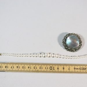 BROSCH och halsband, oidentifierad tillverkning
