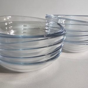 Djupa Glastallrikar 16 st. Diam 19 cm