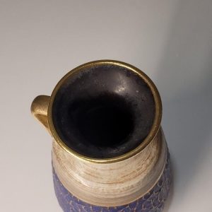 Vas med hankel - Germany 399/20 Blå Beige Guld 20cm