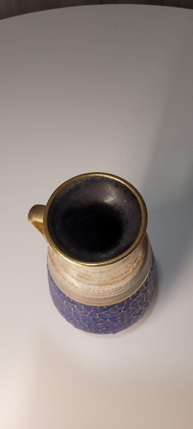 Vas med hankel - Germany 399/20 Blå Beige Guld 20cm