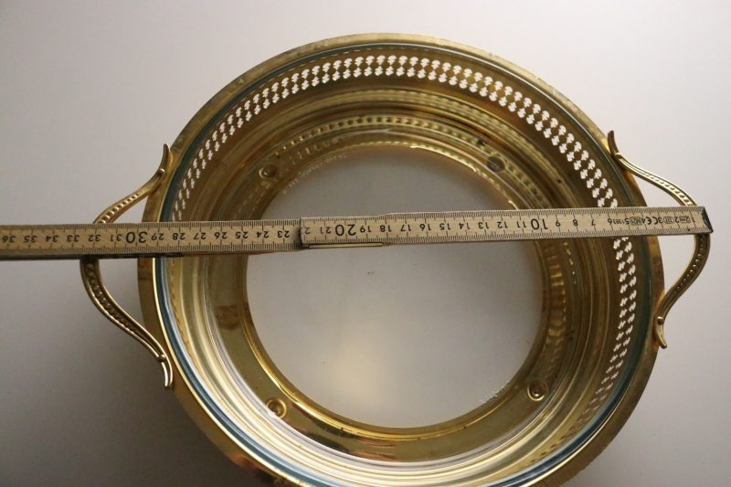 FORM, glas/guldförgylld metall, Scandiaguld, Gratina