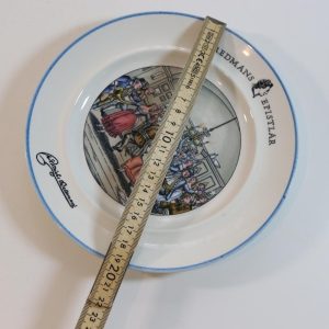 GUSTAVSBERG BELLMAN ASSIETT FREDMANS EPISTLAR NR 62 FYRKLÖVER PORSLIN