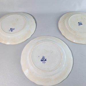 GÖTEBORGS PORSLINFABRIK - 3 x Flata tallrikar - SVEA ORGINAL