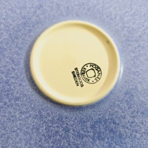 5st stora tallrikar Höganäs Keramik. Ø 26cm. Blåa. M-L Hellgren