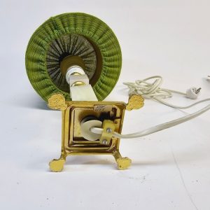 Charmig Bordslampa med Grön Skärm - Retro Elegans