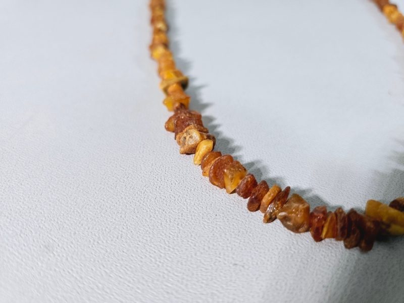Vintage Halsband Bärnsten Stenar