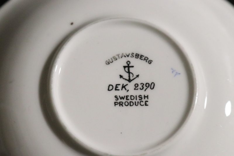 Kaffeservis från Gustavsberg – "Dek 2390" – Svensk Elegans i Porslin