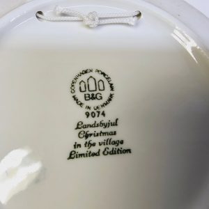 Set med 3 julassietter från B&G Copenhagen Porcelain – Limited Edition