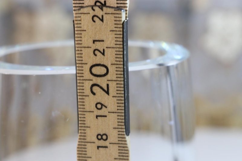 Glasvas blåklockor Skruf Sweden