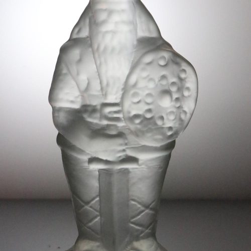 Skulptur, Viking, troligen Pukeberg, Uno Westberg, höjd 19,5cm