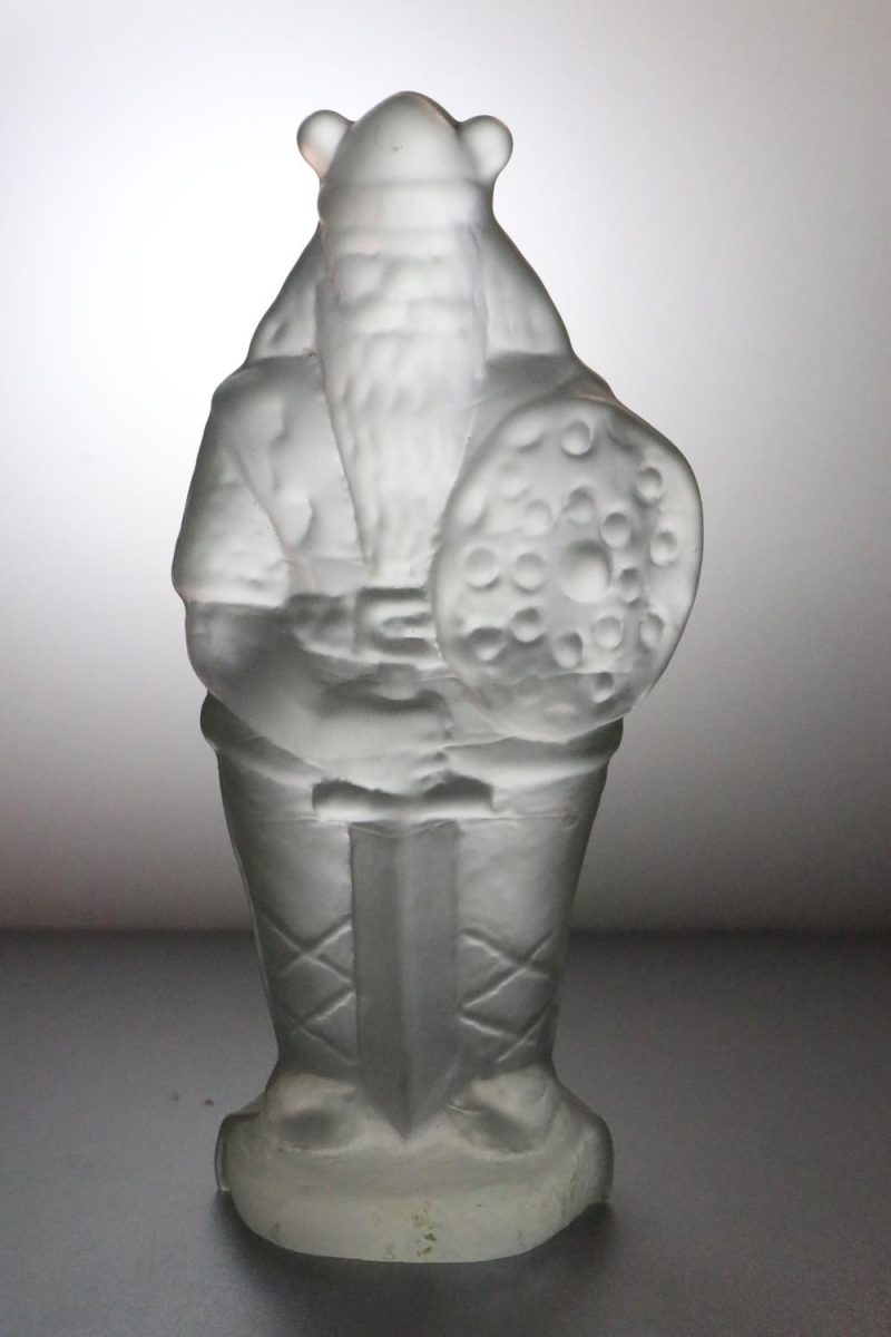 Skulptur, Viking, troligen Pukeberg, Uno Westberg, höjd 19,5cm