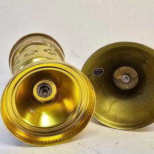 Elegant mässingsuppsättning - Lyktor i vintage stil