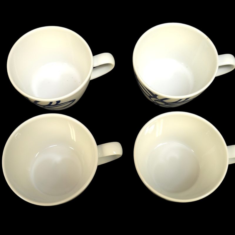 Set med 4 vintagekoppar från Rörstrand – tidlös svensk design