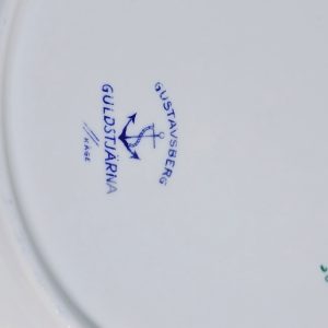 3st TALLRIKAR, GULDSTJÄRNA BLÅ GUSTAVSBERG, Wilhelm Kåge