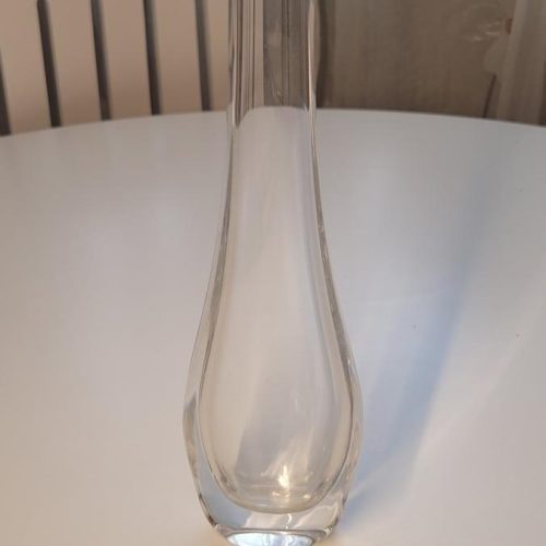 Orrefors Glasvas, signerad, 30cm
