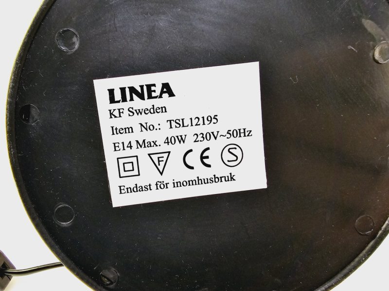 Vacker bordslampa från Linea KF Sweden