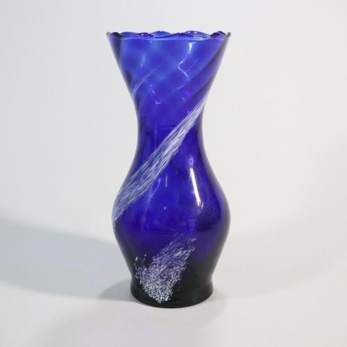 Glasvas, Koboltblå - 22cm