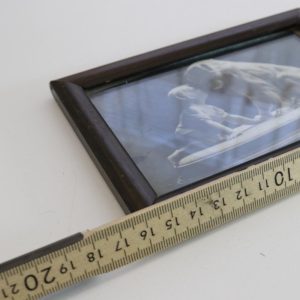 Liten tavla barn hund skulptur, "Kan du inte tala"